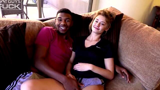 best of White teen fucks thottie first