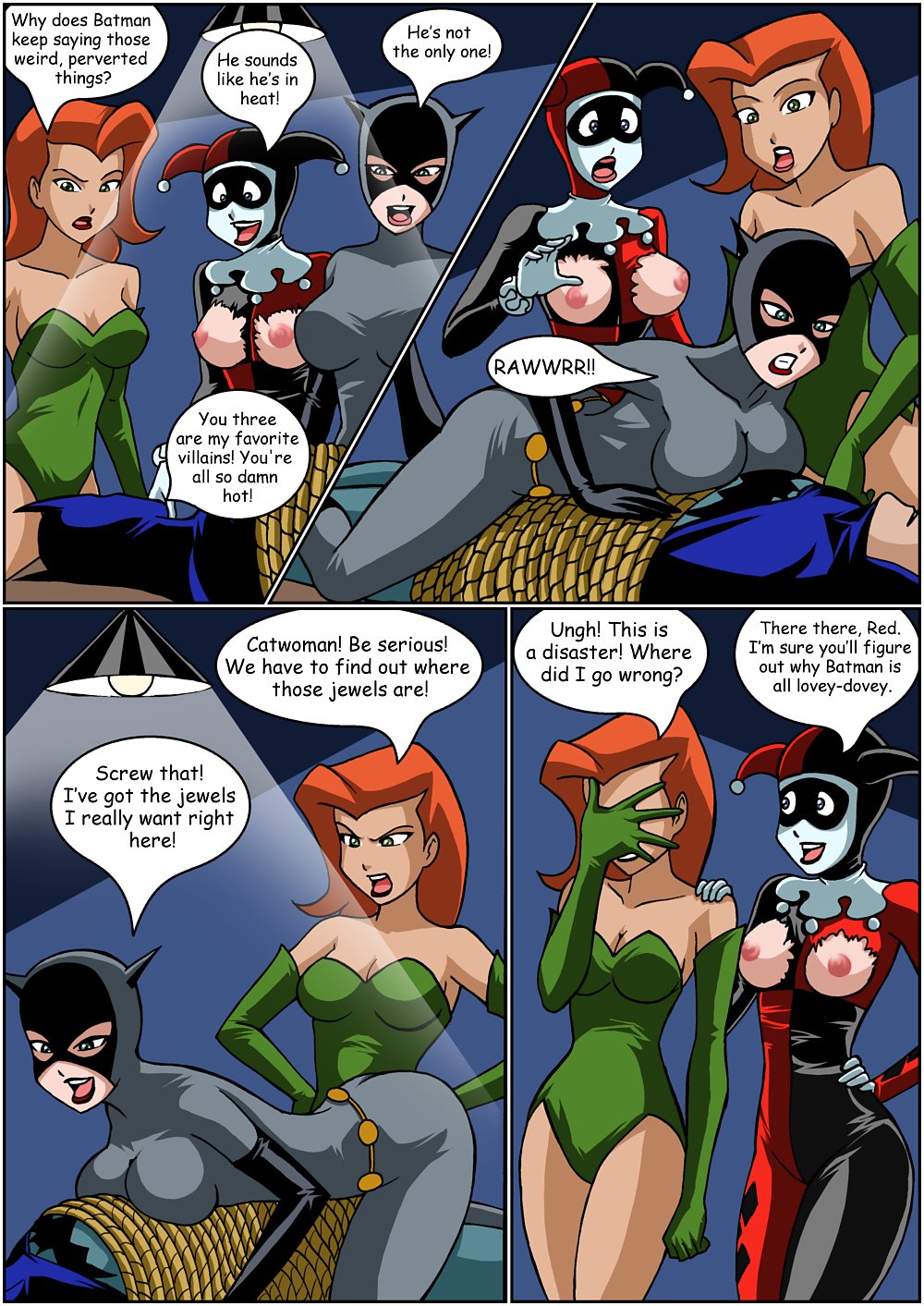 best of Threesome harley ivy catwoman