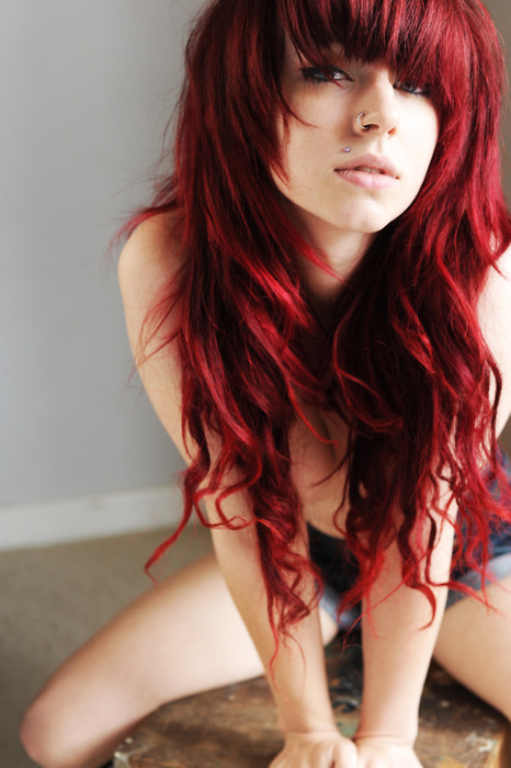 Red hair emo