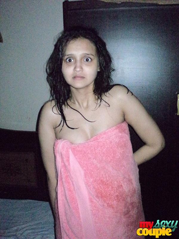 Towel after shower