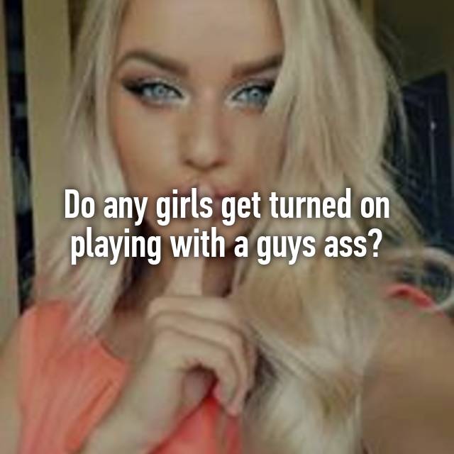 Girls play guys ass